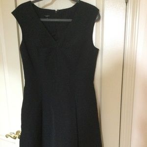 Talbots black party dress, fit & flare. Knee length, excellent condition. Sz 12